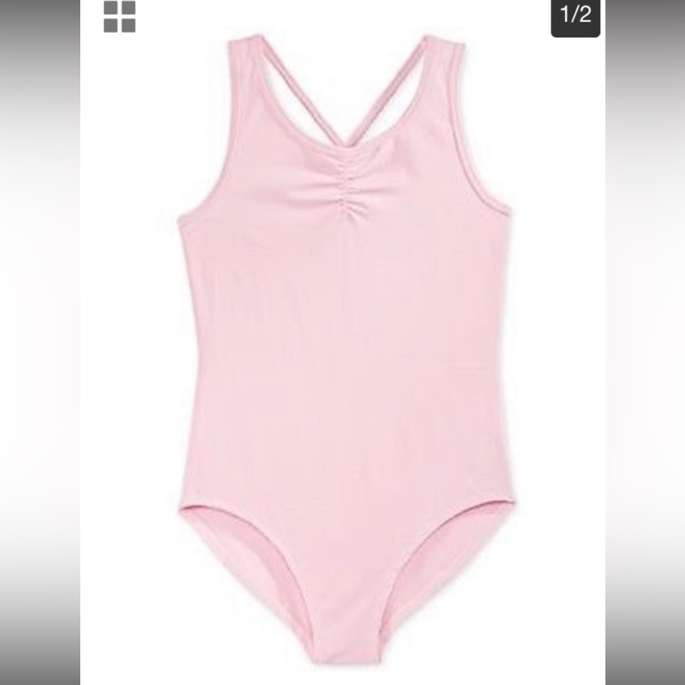 Ideology big girls dance bodysuit pink L 14